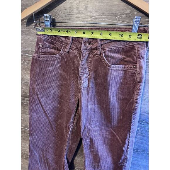 Pilcro Anthropologie Pants Size 25 Petite Light Blush Pink Serif Corduroy - Picture 4 of 7